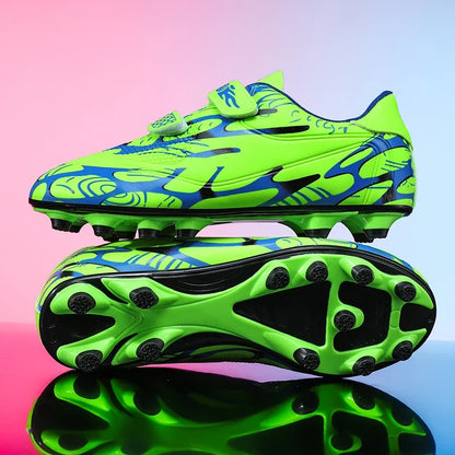 New Men Kids Football Boots Ultralight Boys Professional Soccer Shoes Cleats Non-Slip Match Grass Training Shoes Drop Shipping