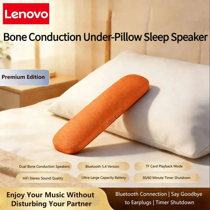 Lenovo Bone Conduction Sleep Speaker Bluetooth Speaker Under Pillow Bluetooth Speaker Sleep Device Sleep Aid Headphones 2026