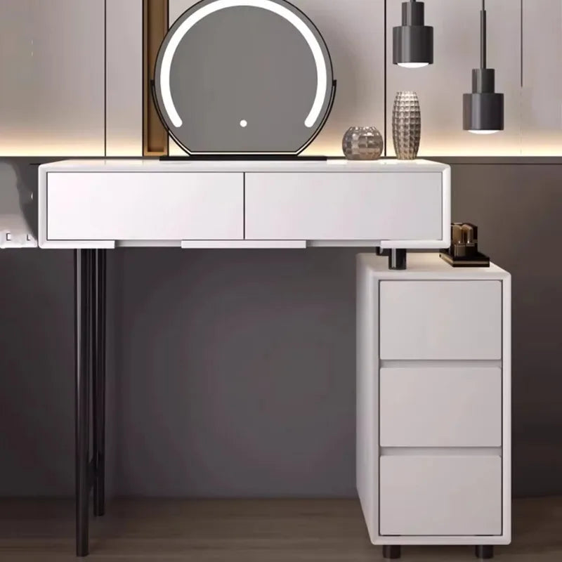 Drawer Vanity Table Accessories Drawer Storage Vanity Table Makeup Bedroom Coiffeuse Avec Miroir Et Tabouret Bedroom Furniture