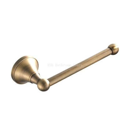 Bathroom Accessories Antique Brass Wall Mounted Toilet Paper Holder Towel Ring Robe Coat Hook Bathroom Hardware