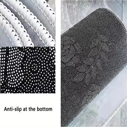 VIKAMA Bathroom Water-Absorbing Rug Simple Solid Color Easy To Clean Perfect For Entrance Bathroom And Floor Deco Of The Home.