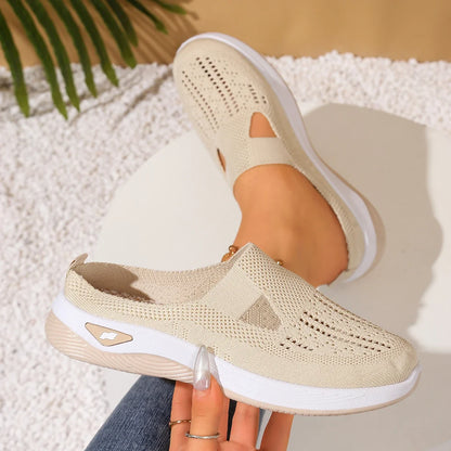 Women shoes  Convenient and comfortable at home, one foot with a vent and half slipper women's summer shoes free shippiing shoes
