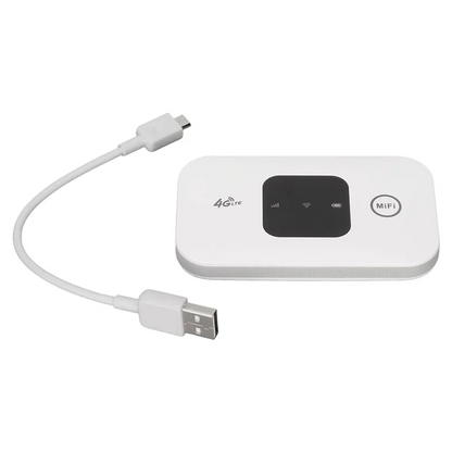 4G Lte Portable Internet Hotspot, Wireless WiFi Router, Supports 8 to 10 Users, 4G Wireless Router for Home, Office
