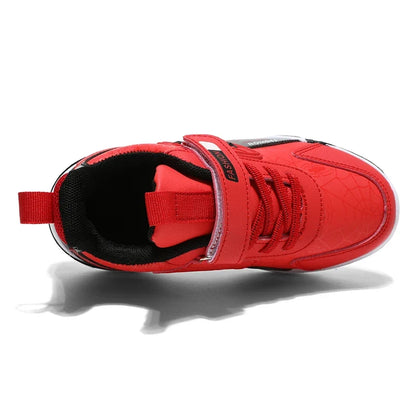Autumn Children Shoes Boys Sneaker Cartoon Lightweight Luxury PU Leather Sneaker Kids School Casual Sports Shoes Size 28-37