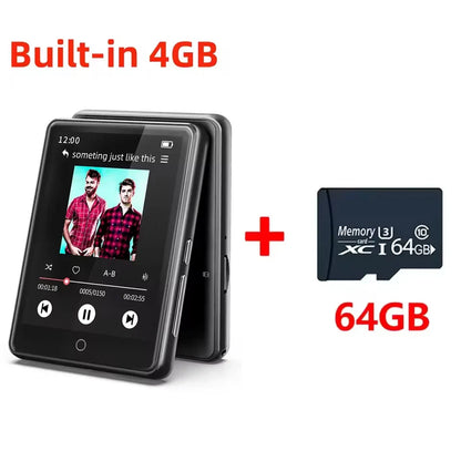 Portable WiFi MP4 Player Bluetooth HiFi Sound With Speaker Music MP3 Player Full Touch Screen Recorder Support Max 128G