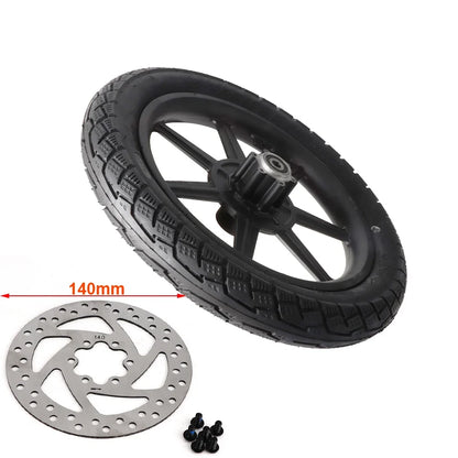 Electric Scooter 14 inch Front Wheel 14x2.125/54-254 Tire Inner Tube with Brake Disc For E-bike Folding Bicycles Tricycle Bike