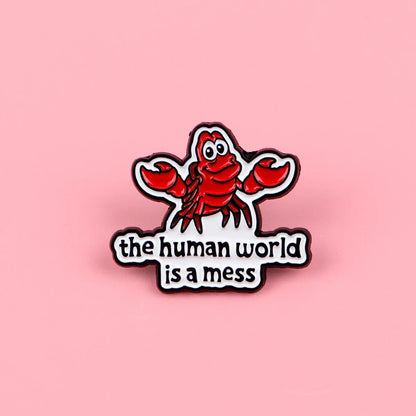 Cute Frog Enamel Pin Cartoon Animals Brooch for Fans Backpack Clothing Decoration Movie Jewelry Christmas Gifts
