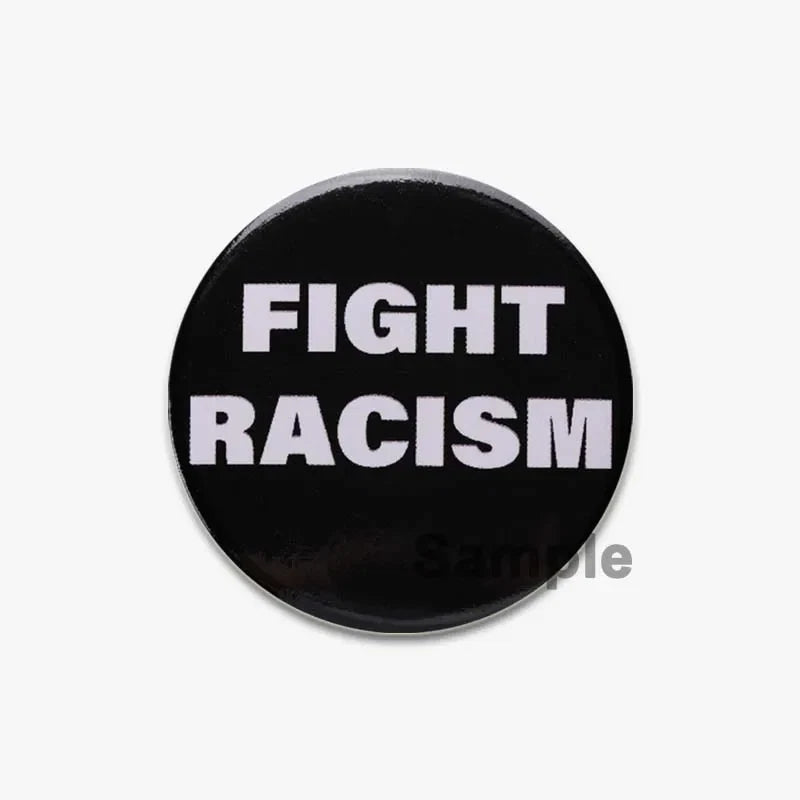 32/44/58mm Creative Round Animal Letter  Pins Cartoon Character Funny Quotes Brooch Badge Punk Jewelry Gift For kids or Firends