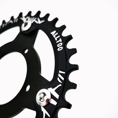 ALLTOO Bike Part Bicycle Crankset Bafang 104BCD Motor Aluminum Alloy Chainring Mid Drive Adapter For Electric E-bike 32T-52T