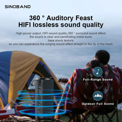 XDobo Sinoband Challenger 50W high-power Bluetooth speaker portable subwoofer stereo multimedia wireless Bluetooth speaker