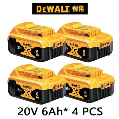 100% Original Dewalt 20V 6000mah Power Tool Battery Dcb206 Dcb205