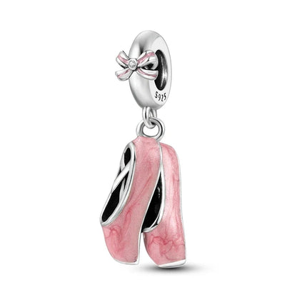 MULA Pink 925 Sterling Silver Charms Pendant Perfume Dreamcatcher Heart Love Beaded Fit Original Bracelet Women DIY Jewelry Gift