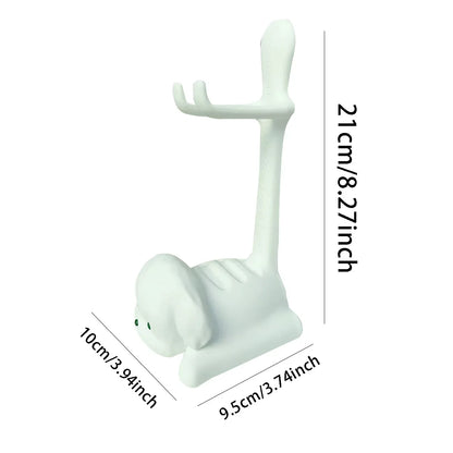 A cute cat-shaped game stand, compatible with PS5/PS4/Xbox/Switch, made of plastic and not easy to break