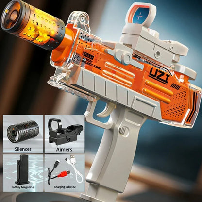 UZI Water Gun Toy Swimming Pool Play Water Adult Shots Games Toy Outdoor Games High Pressure Water Gun Summer Swimming Pool Toys