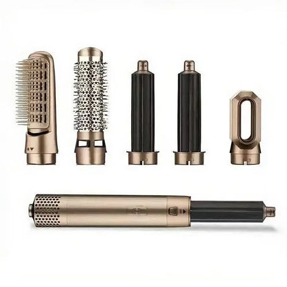Hairdresser 5-in-1 Hair Clip Curler Hot Air Comb Automatic Curling Comb Straight Comb, Hair Dryer Holiday Gift