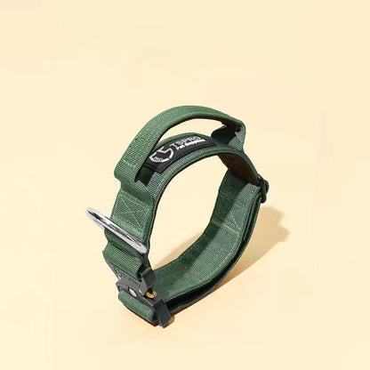 Tactical Dog Collar with Leash - No-Pull Anti-Escape Collar for Large & Medium Dogs, Outdoor Training Pet Collar