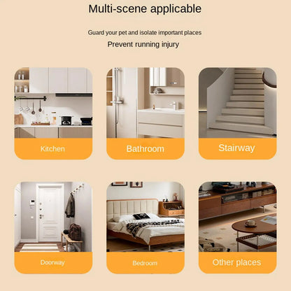 No-drill pet fence, pet stair gate, cat and dog pet gate, escape prevention fence, suitable for dogs, for doorways/bedrooms