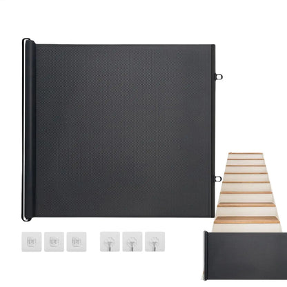Dog Gate No Drilling Retractable Small Fence Dog Stairway Safety Barrier Enclosure for Outdoor Indoor Hallway Staircase Porch