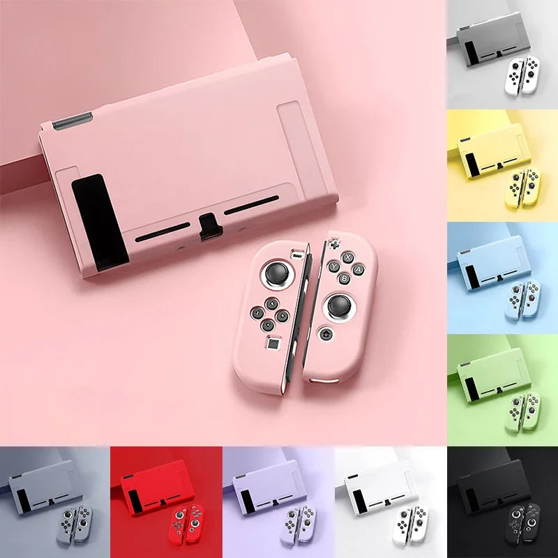 NEW Protective Case Compatible With  Switch OLED Console And Joy-Cons, Switch Can Be Inserted In Dock With Shell
