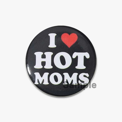 32/44/58mm Creative Round Animal Letter  Pins Cartoon Character Funny Quotes Brooch Badge Punk Jewelry Gift For kids or Firends