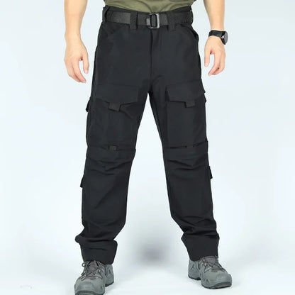 Tactical Cargo Pants for Men Multi Pocket Wear Resistant Outdoor Hiking Training Military Loose Fit Casual