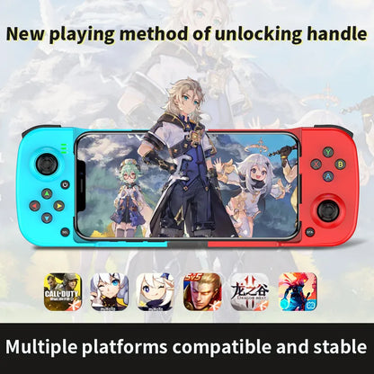 Wireless BT 5.0 Stretchable Game Controller For Mobile Phone Android IOS Gamepad Joystick Retractable Gamepads Switch PC Steam