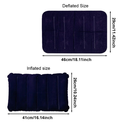 Inflatable Camping Pillow  Travel Sleeping Pillow for Outdoor Camping Hiking, Portable Lightweight Air Pillow for Tent & Picnic