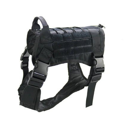Tactical Dog Harness Military Training  Padded Quick Release Vest Pet Training Dog Harness For Set Small Medium Large Dogs