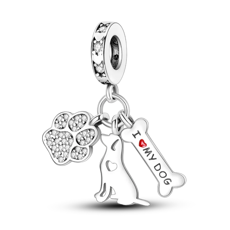 2026 Hot Sale Charms Bead 925 Sterling Silver Pink Butterfly Luminous Firefly Dangle Fit Bangle Bracelet Necklace DIY Jewelry