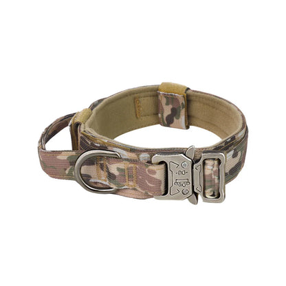 Dog Traction Tactical Collar Outdoor Neck Ring Thickened Large Dogs Can Hold Dog Neck Cover dog collar