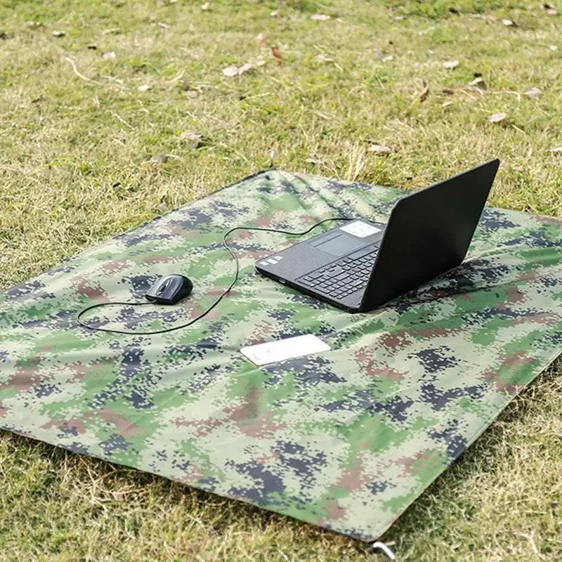 Outdoor Ultralight Tarp Camping Sunshade Shelter Camping Waterproof Canopy Hammock Camouflage Beach Mat
