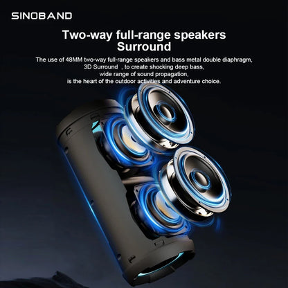 XDobo Sinoband Challenger 50W high-power Bluetooth speaker portable subwoofer stereo multimedia wireless Bluetooth speaker