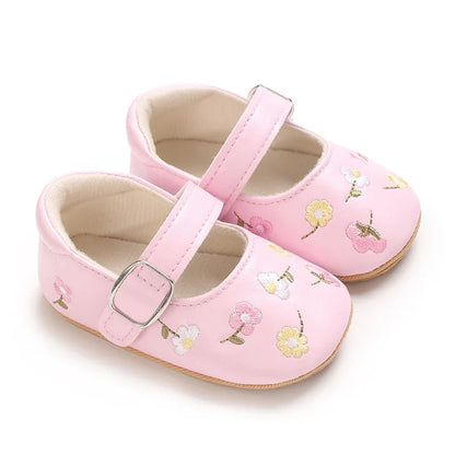0-1year Baby Shoes Infant Pre-Walker Shoes Girls Princess Bow Shoes