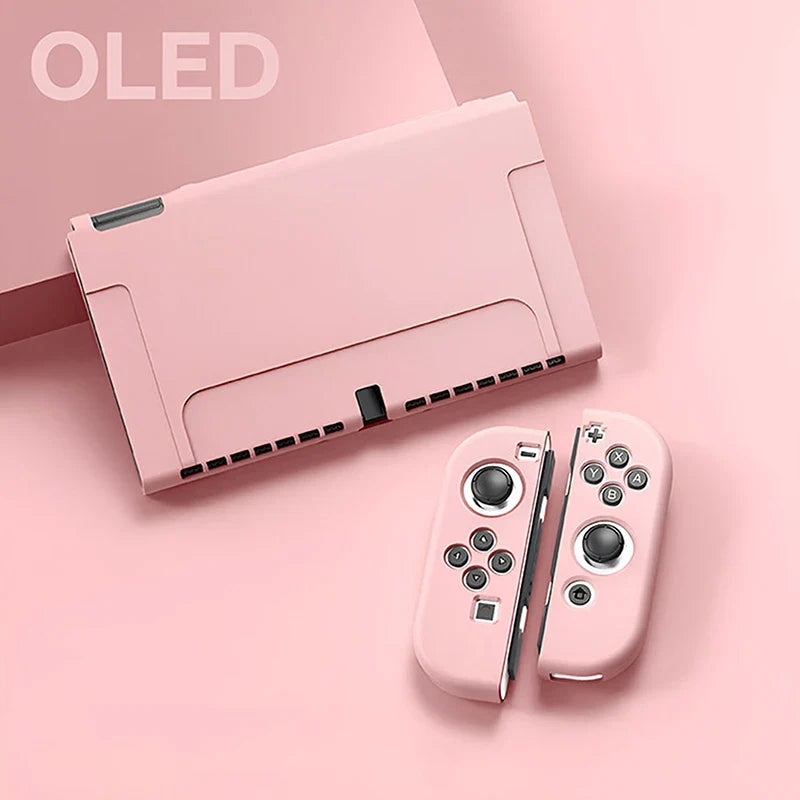 NEW Protective Case Compatible With  Switch OLED Console And Joy-Cons, Switch Can Be Inserted In Dock With Shell