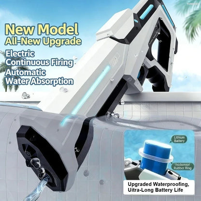 Electric Water Gun Automatic Storage Water Gun Large-capacity Continuous Spray Summer Outdoor Toy Water Gun Children's Gift