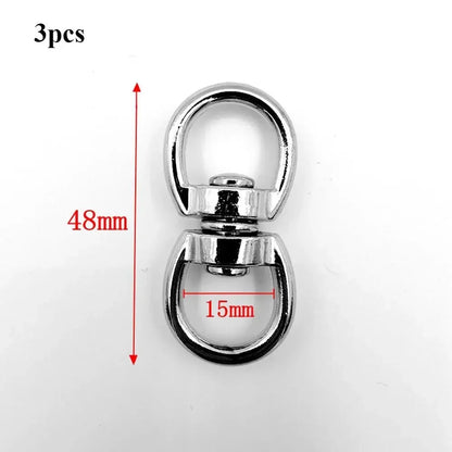 Metal Eight-Character Rotating Buckle Ring Anti-Knotting Dog Chain Buckle Connecting Ring DIY Jewelry Pendant Jewelry Accessory