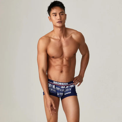 New trendy brand youth underwear, brand men's underwear, ethnic style men's underwear 220206