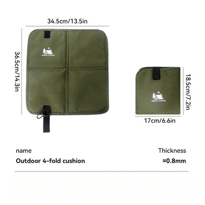 Camping Seat Pad Foldable Oxford Cloth Waterproof Moisture Proof Lightweight For Hiking Picnic Beach Fishing
