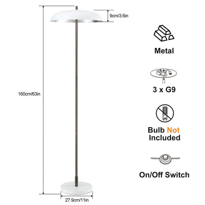 63 inch Floor Lamp Modern Minimalist LED European Lamp Hotel Guest Room Living Room Study Bedroom Bedside Decorative Lighting Lamps Indoor Lighting Shiping from USA