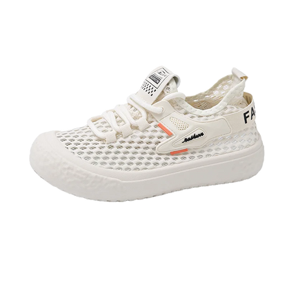 Shoes Woman 2025 Outdoor Casual Sports Shoes Hollow Breathable Comfortable Thick Sole Lightweight Mesh Shoes Women's Sneaker