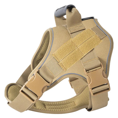 Tactical Dog Harness for Large Dogs No Pull Explosion Proof Heavy Duty Adjustable Military Grade K9 Training Walking Vest