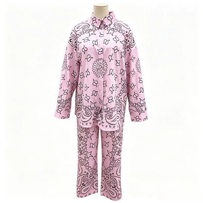 Bohemia Colorful Printing T-shirt Pant Women 2 Piece Set Loose Comfortable Outfits Suits 2026 Casual Summer Beach Holiday Sets