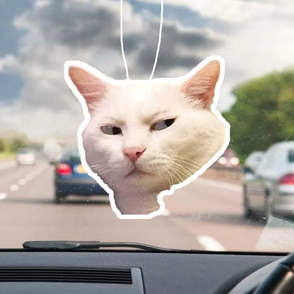 1pc Funny Cat Design Car Aromatherapy Tablet, Car Fragrance Tablet