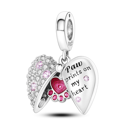 2026 Hot Sale Charms Bead 925 Sterling Silver Pink Butterfly Luminous Firefly Dangle Fit Bangle Bracelet Necklace DIY Jewelry