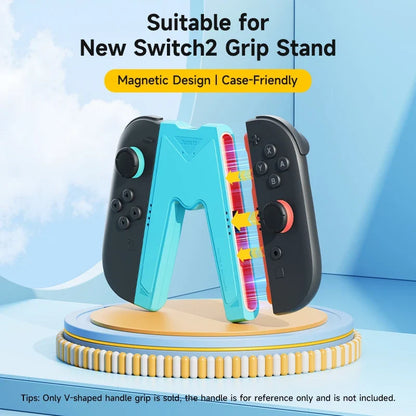 Suitable for Switch2 handle grip, Joy-con2 charging station, game console connection accessories, to enhance the grip experience
