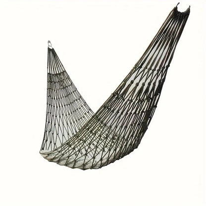 Outdoor Sports Hammock, Camping Hammock with Nylon Ropes And Hooks, Suitable for Gardens, Beaches, Patios, And Travel