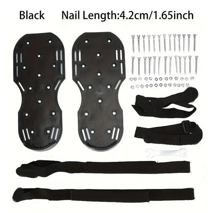 Garden Nail Shoes,Grass Loose Soil Tool,2.5/4.2cm Long Nail,Anti-Slip Lawn Aerator Grass Spikes Shoes for Aerating Lawn Soil
