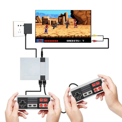 Handheld Family Recreation Video Console AV Output Retro Built-in 620 Classic Games Dual Gamepad Gaming Player Toys Holiday Gif