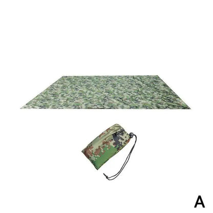 Outdoor Ultralight Tarp Camping Sunshade Shelter Camping Waterproof Canopy Hammock Camouflage Beach Mat