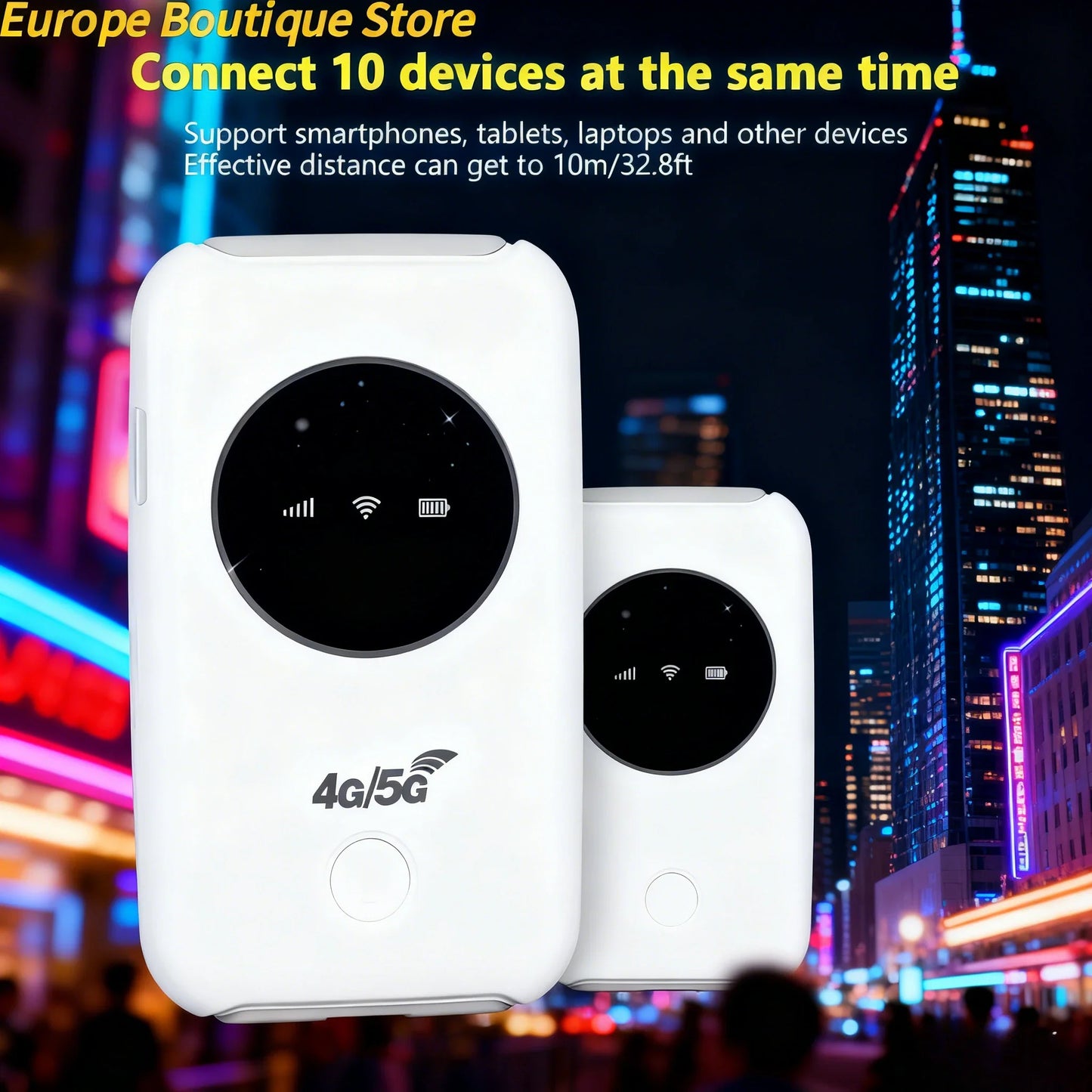 2026 NEW 300Mbps 4G 5G Portable Router USB Powered Pocket WiFi Mobile Hotspot Asian European Version Pocket Internet